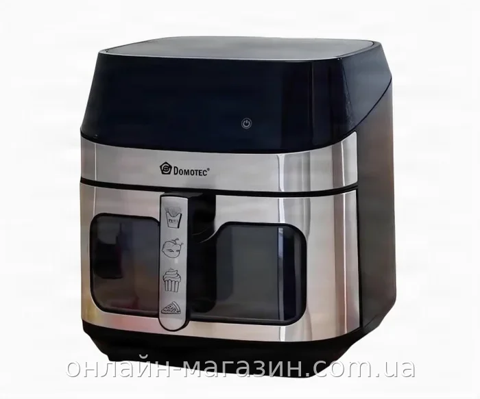 Аэрогриль-мультипечь 12 л Domotec MS-3222 2800 Вт, аэрофритюрница без масла с сенсорным управлением и 6 режимами