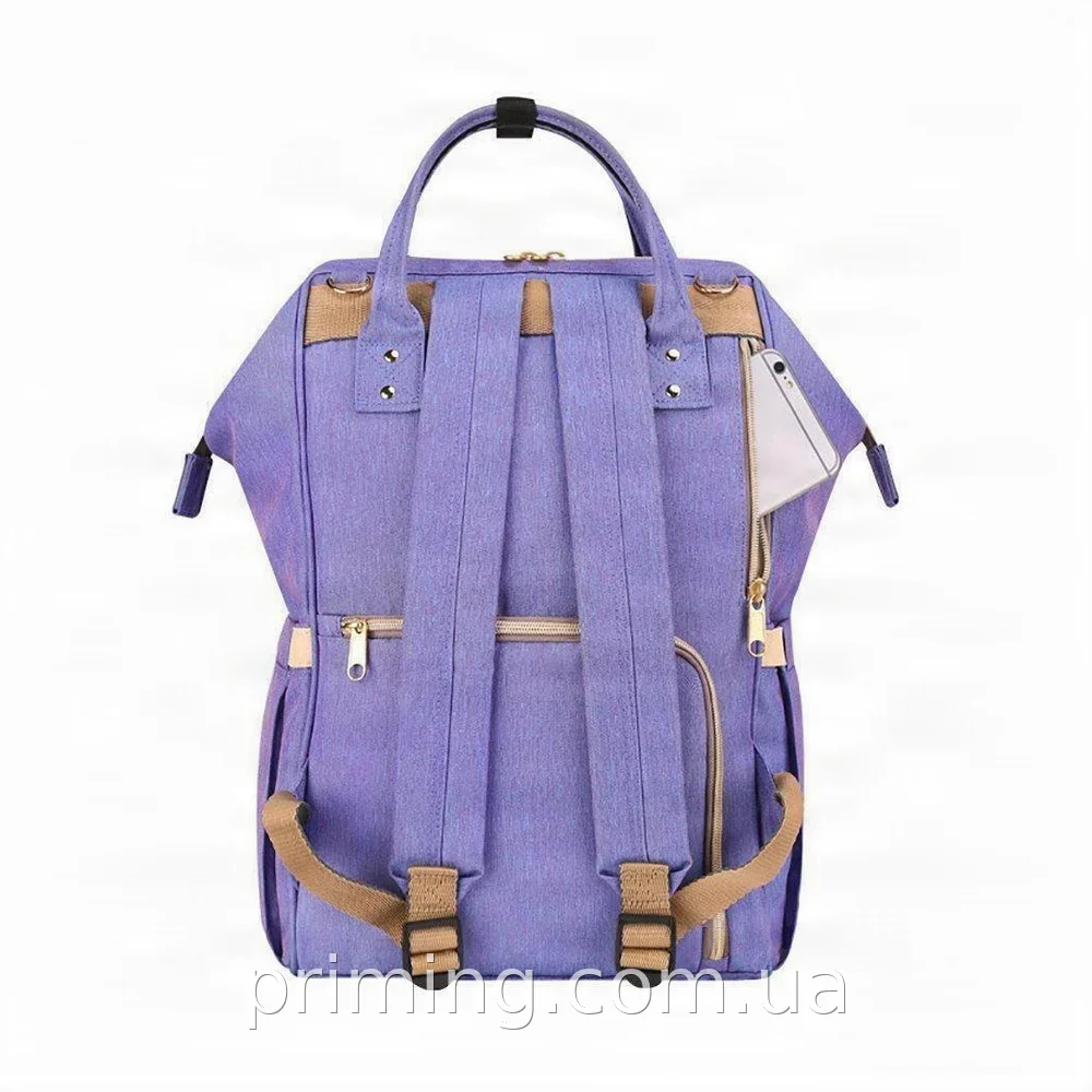 Сумка-рюкзак для мам Mummy Bag мультифункциональный органайзер на коляску и для прогулок, 20 л