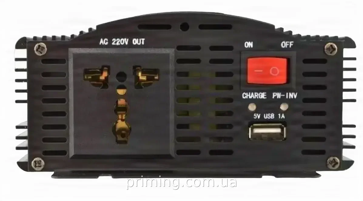 Преобразователь напряжения AC/DC 12-220 В, 1800 Вт - инвертор с UPS и зарядным устройством