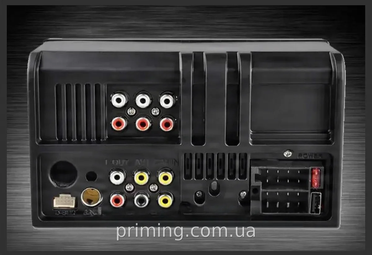 Автомагнітола 2DIN 7 дюймів MP5 з Bluetooth та SRS 7801C, MP3 плеєр для авто, підтримка радіо, колір чорний