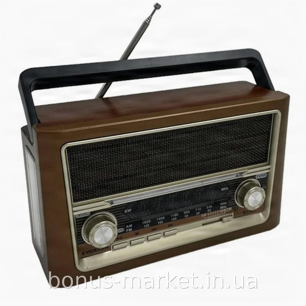 Портативный аккумуляторный радиоприемник FM с Bluetooth и фонариком, цифровой тюнер, USB для зарядки