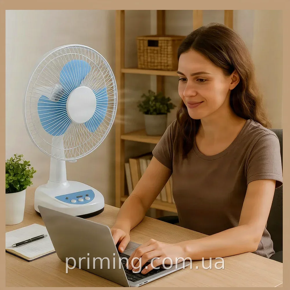 Портативний акумуляторний вентилятор Megatop MG008 12