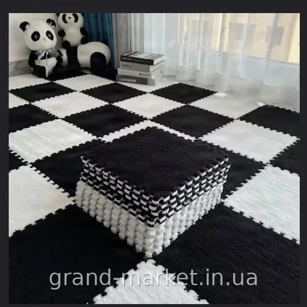 Детский модульный коврик-пазл Floor Mat 5579 из EVA, безопасный мягкий пол для игр и развития малышей