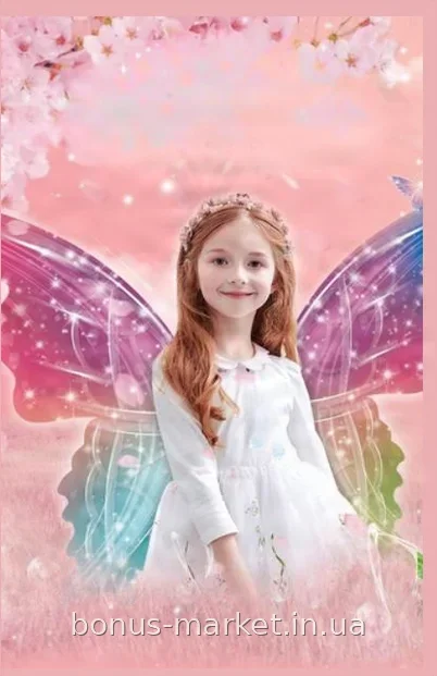 Крила для дівчаток Dreamy Winds 335 з LED підсвіткою Purple - чарівний аксесуар з яскравим світінням, подарунок