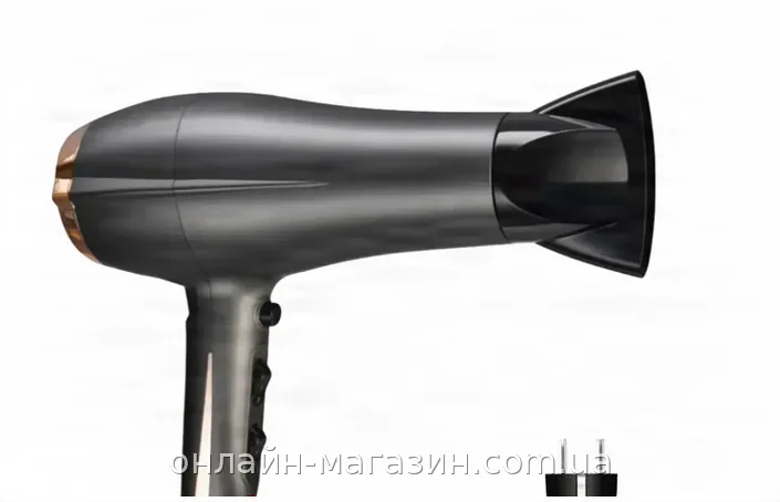 Фен для волос Domotec MS-409B 2000 Вт профессиональный с ионизацией, холодным обдувом, 3 режима и 2 скорости
