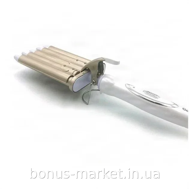 Плойка на пять волн Gemei GM2851 для голливудской волны, керамическое покрытие, терморегулятор и защита