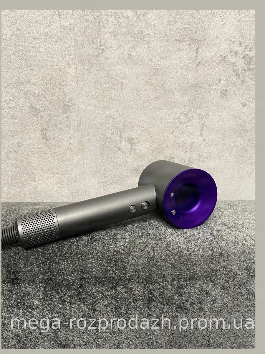 Фен Dyson Super Hair Dryer красный, ионизация, турборежим, 5 насадок, керамическое покрытие, для сушки волос