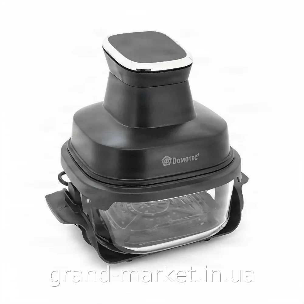 Аэрогриль DOMOTEC MS-3227 7л стеклянная чаша сенсорный экран 4600Вт с авто программами для здоровой кухни