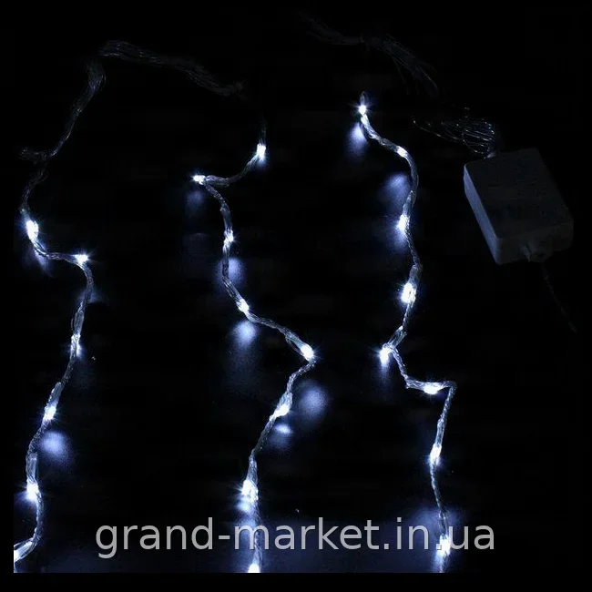 Гірлянда-водоспад Xmas 3x2 м 360LED W-3, біле світіння, провід 3 м - для ялинки та сходів