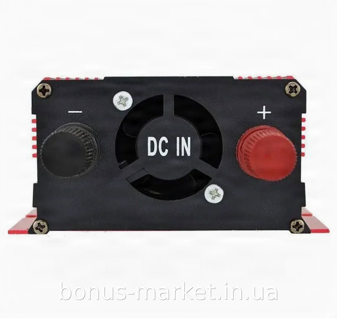 Автомобильный инвертор 12V-220V 500 Вт KC-500D с LCD дисплеем, защита от перегрузок и КЗ для авто и дачи