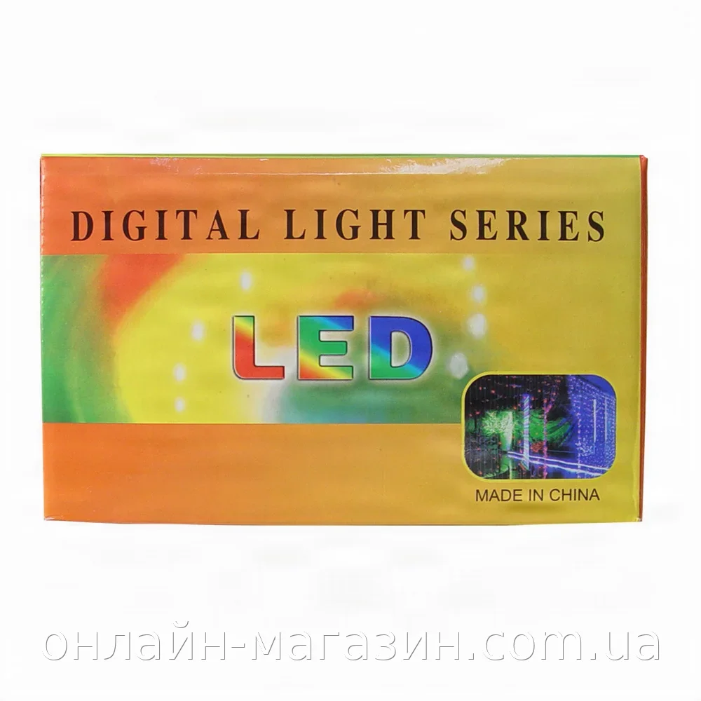 Гирлянда-сеть водопад 3×2 м LED 360 ламп, белый холодный свет, для украшения елки и лестницы, комплект 12 шт