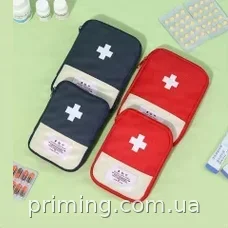 Універсальна дорожня аптечка для дому та авто, medical kit AND 5547, компактна сумка з прозорими кишенями