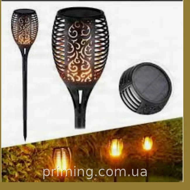 Светодиодный декоративный светильник BL XF 6006 FLAME EFFECT BIG 70 см с эффектом пламени для дома и праздника
