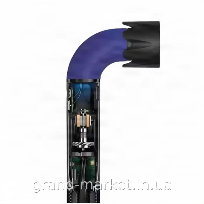 Фен для волос Safmax 2200 Вт с ионизацией, 3 насадки-концентратора, 3 режима нагрева, 2 скорости, холодный обдув