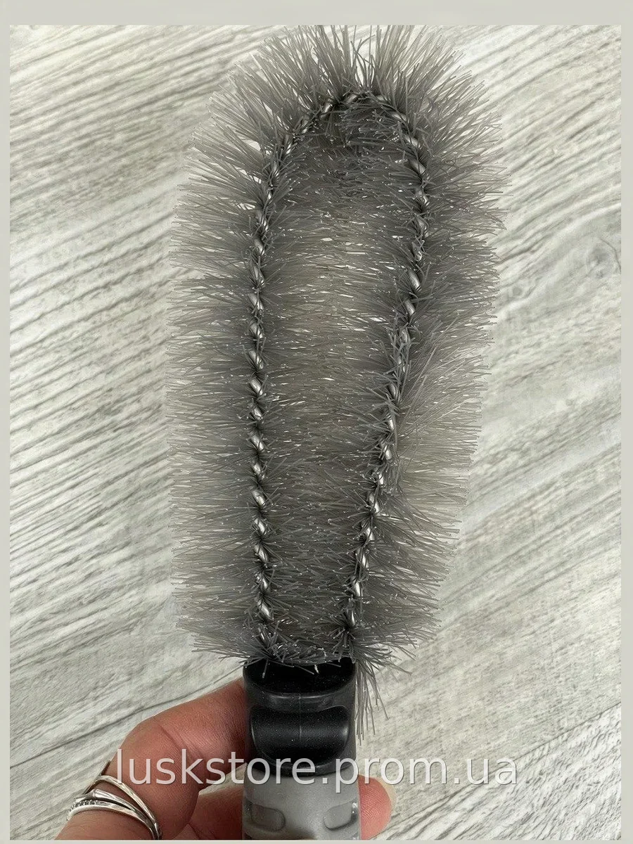 Щетка для мойки дисков и колпаков K2 Brush PRO 27x6 см с алюминиевой ручкой, без царапин и разводов для авто