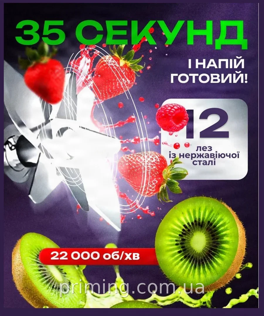 Беспроводной портативный USB-блендер для смузи AND1323, аккумуляторный мини-блендер 420 мл, белый, мощный