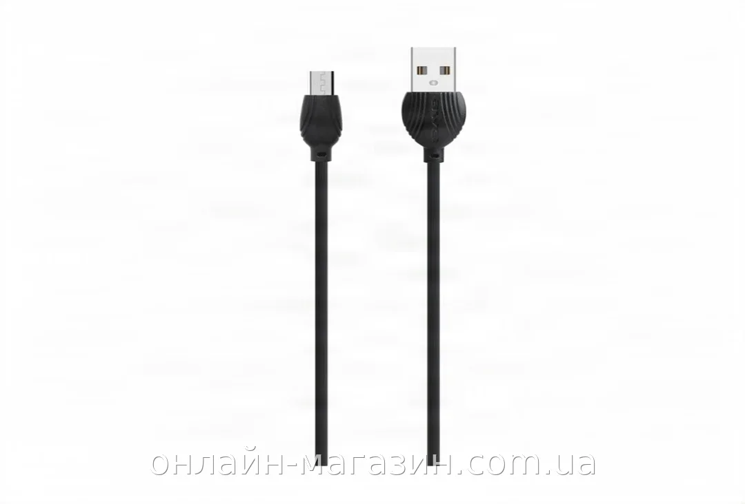 Кабель AWEI CL-61 Micro USB 2.5A 1 м для зарядки и синхронизации смартфона, прочный шнур черного цвета