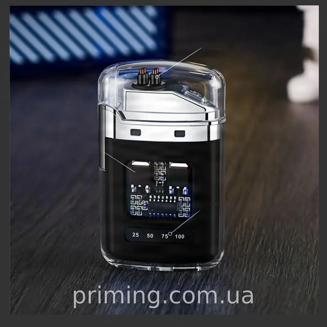 USB-зажигалка электрическая импульсная беспроводная ZGP JL 335 spartak, без газа и пламени для дома и улицы