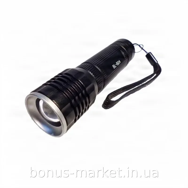 Ручной аккумуляторный фонарик с красным светодиодом Bailong BL-HB24, USB-зарядка, 3 режима, для охоты