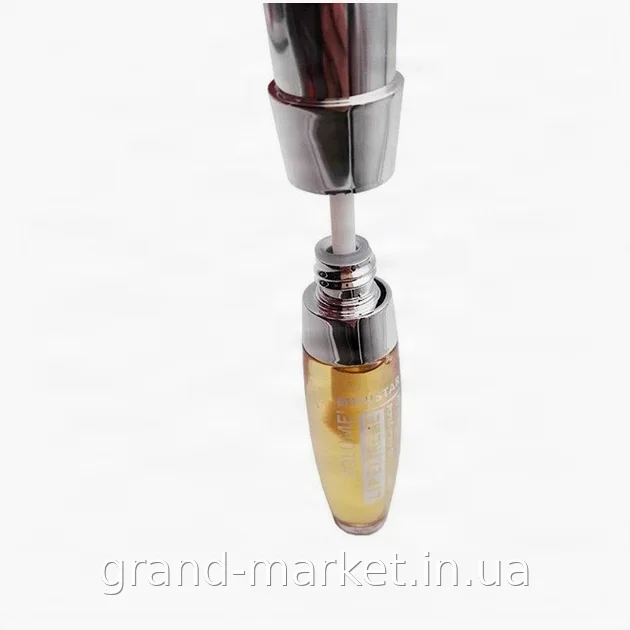 Глянцевий блиск для губ з ефектом збільшення Ministar Lip Extreme 3D імбирний, масло-блиск для об'єму та зволоження
