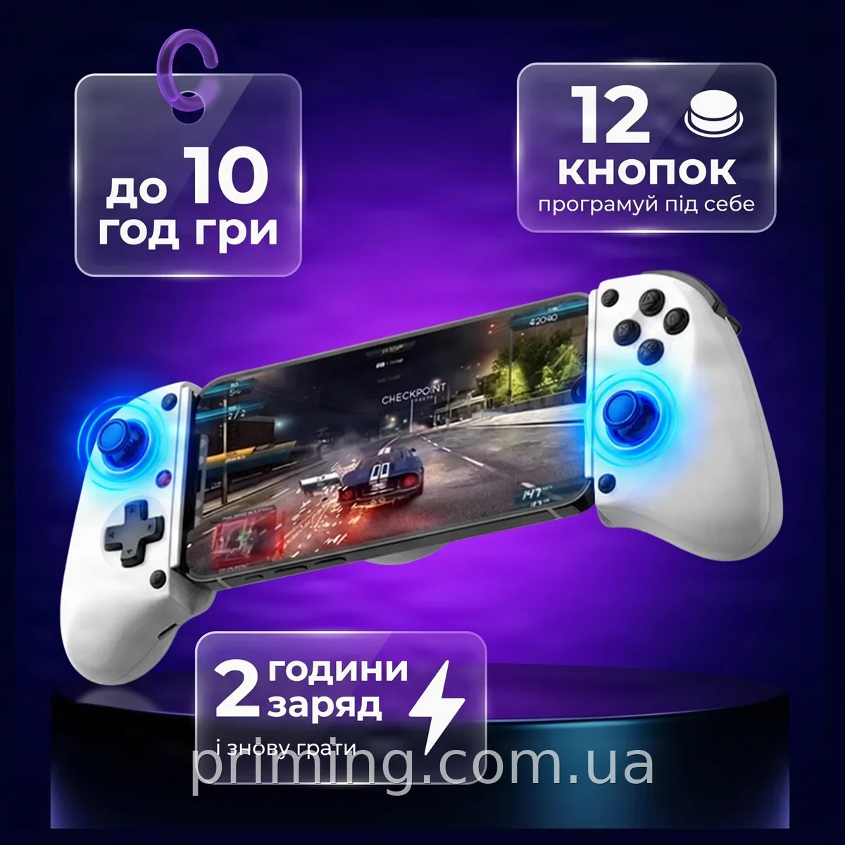 Раздвижной беспроводной геймпад BSP-D11 для смартфона и планшета, Bluetooth для iOS, Android, ПК, Switch