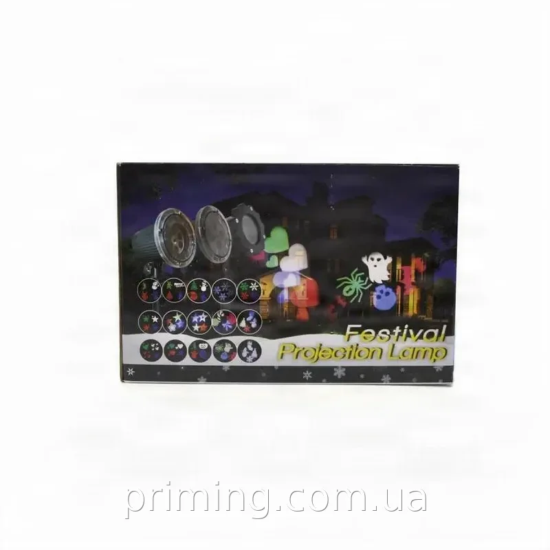 Лазерный проектор диско Laser Light SE326-02 BabySbreath, 12 эффектов, водонепроницаемый IP65 для вечеринок