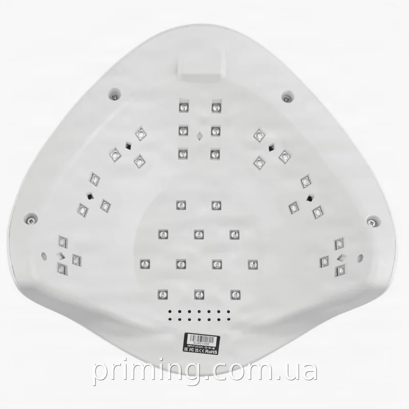 Лампа для сушіння гель-лаку LED+UV SUN 5 48W, сенсорна з висувним дном та таймером 120с для манікюру та педикюру