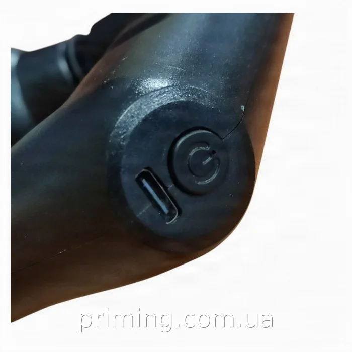 Аккумуляторный ручной массажер для мышц Fascia Gun Maxtop MP-8808 20W мощный с 4 режимами и 2 насадками