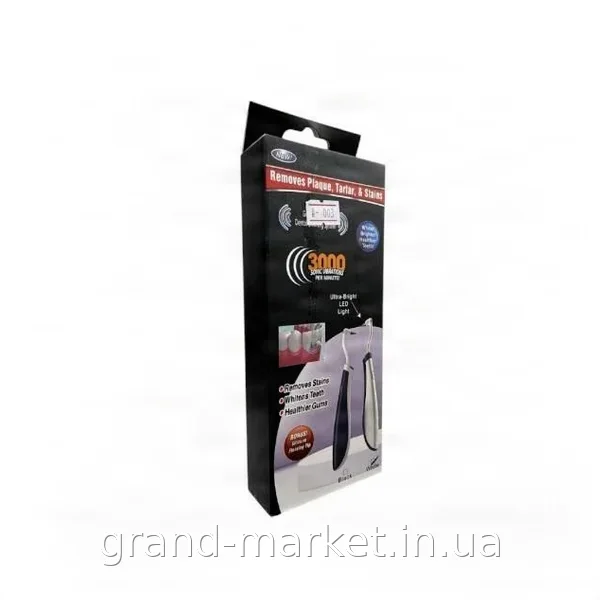 Набор для чистки зубов Dental Cleaning System на батарейке белый, ефективноe удаление налёта для всей сімьи