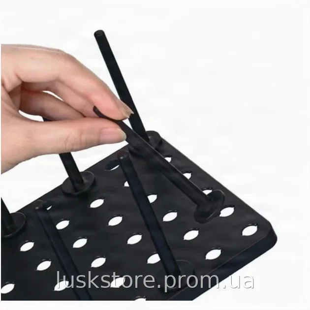 Сушка для посуды Drawer Organizer, настольная компактная, из прочного пластика, для столовых приборов и кухни
