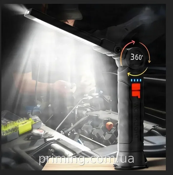 Ручной светодиодный фонарик BL G61 с USB-зарядкой, аккумуляторный, мощный для охоты и туризма, черный