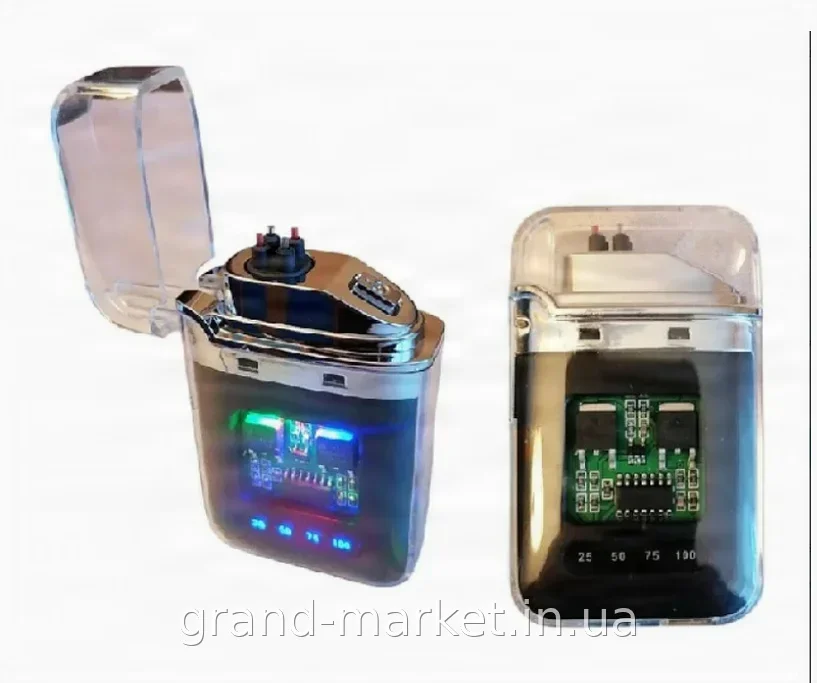 USB-запальничка електрична імпульсна бездротова перезаряджувана ZGP JL 335, кишенькова вітро-морозостійка