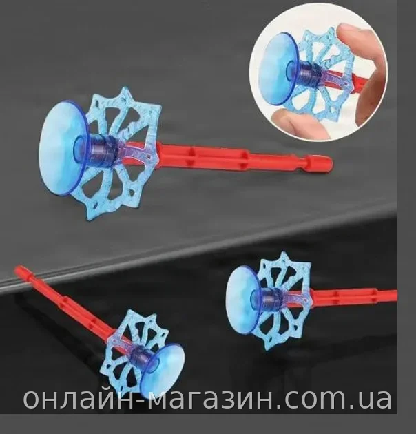 Игровой набор-бластер Человек-паук, стреляющий присосками перчатка-шутер красная, для активных игр и косплея