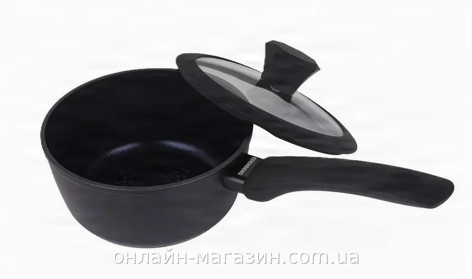Ковш Edenberg EB-3481 с алмазным антипригарным покрытием из литого алюминия, 1.2 л, для всех типов плит