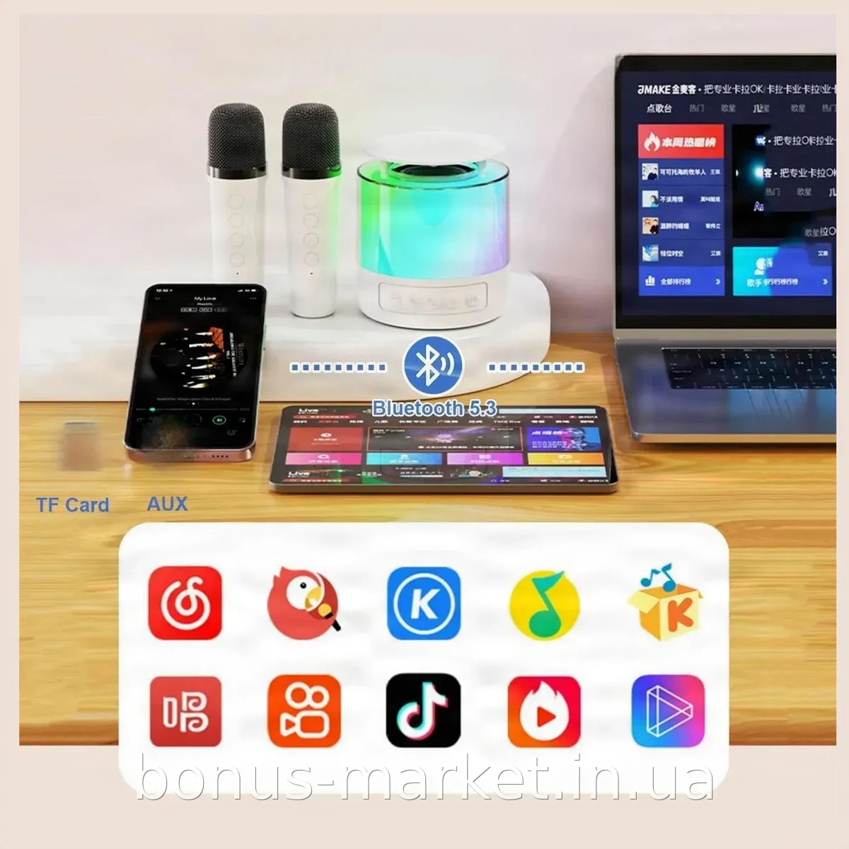 Портативная колонка Gemei K19