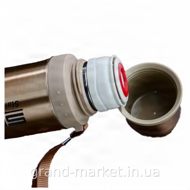 Термос питьевой из нержавеющей стали Stainless Steel Cup, 375 мм, для горячих напитков дома, офиса и походов