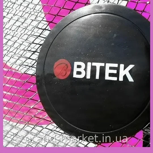 Підлоговий вентилятор BITEK 16 дюймів 400 мм, 100 Вт, 3 швидкості, пластикові лопаті, регулювання висоти