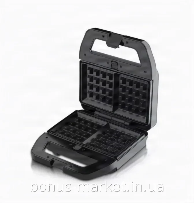 Многофункциональная сэндвичница 8-в-1 Domotec RAF R-551 800 Вт со сменными панелями для вафель и гриля