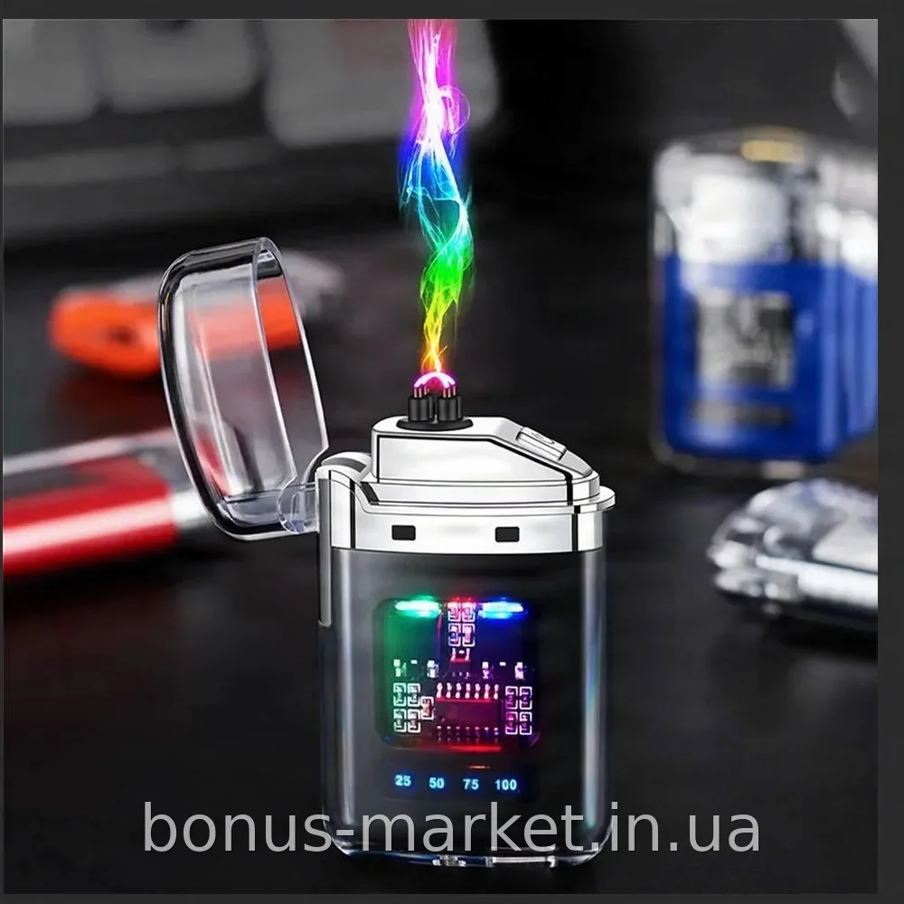 Імпульсна електродугова USB-запальничка перезаряджувана ZGP JL 335 - вітро- та морозостійка, до 300 розпалювань