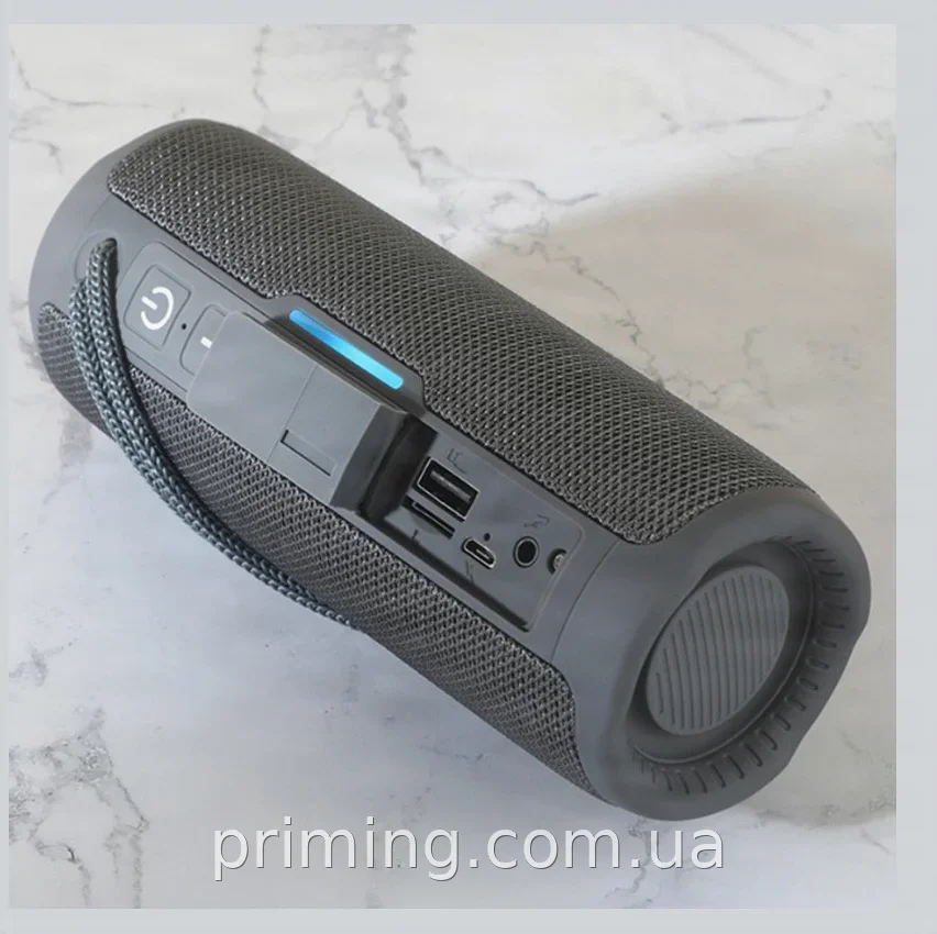 Портативная Bluetooth колонка T&G TG365, 10 Вт стереозвук с радио и громкой связью, microSD TF, черная