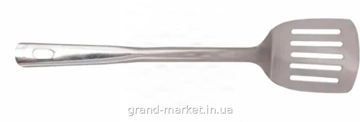 Лопатка кухонна Edenberg EB-18634 з нержавіючої сталі 38 см, срібляста, підходить для посудомийної машини