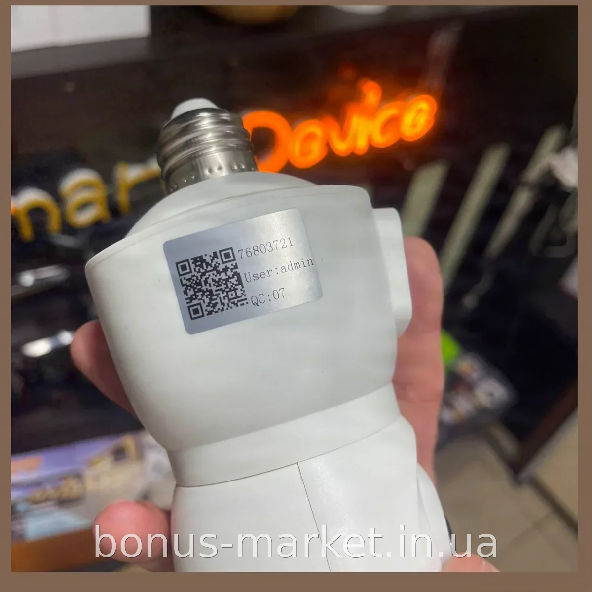 Беспроводная PTZ-лампа-камера видеонаблюдения E9 2Мп с поворотом 355°, купольная IP-камера для дома и улицы