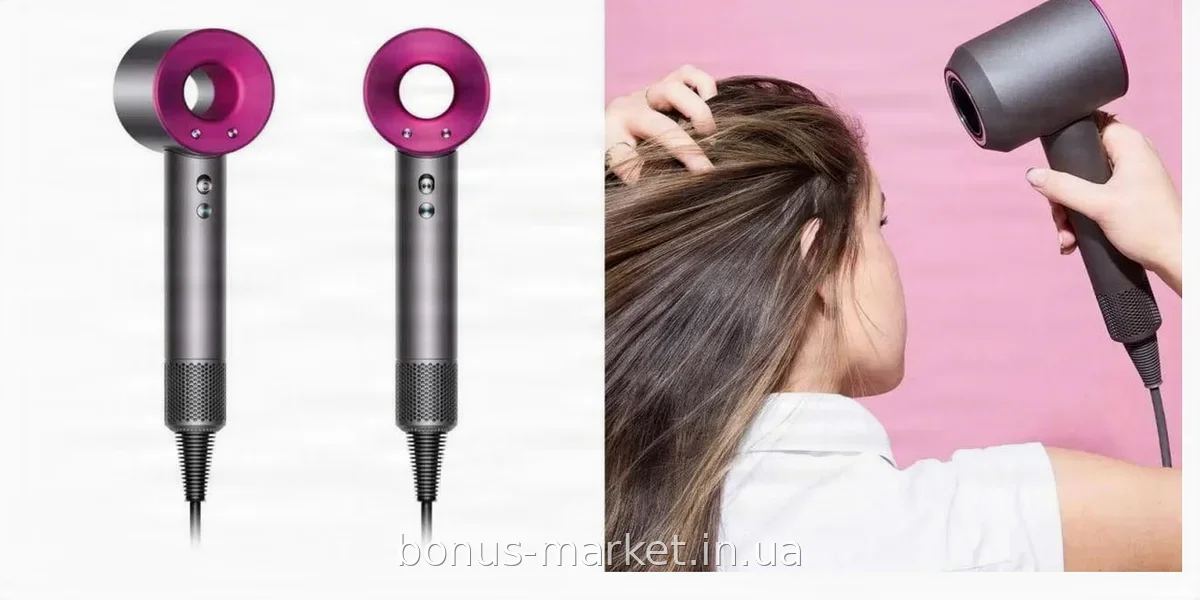 Ионный фен для волос Leafless Hair Dryer S238-1 - легкий, с холодным обдувом и тремя режимами для дома