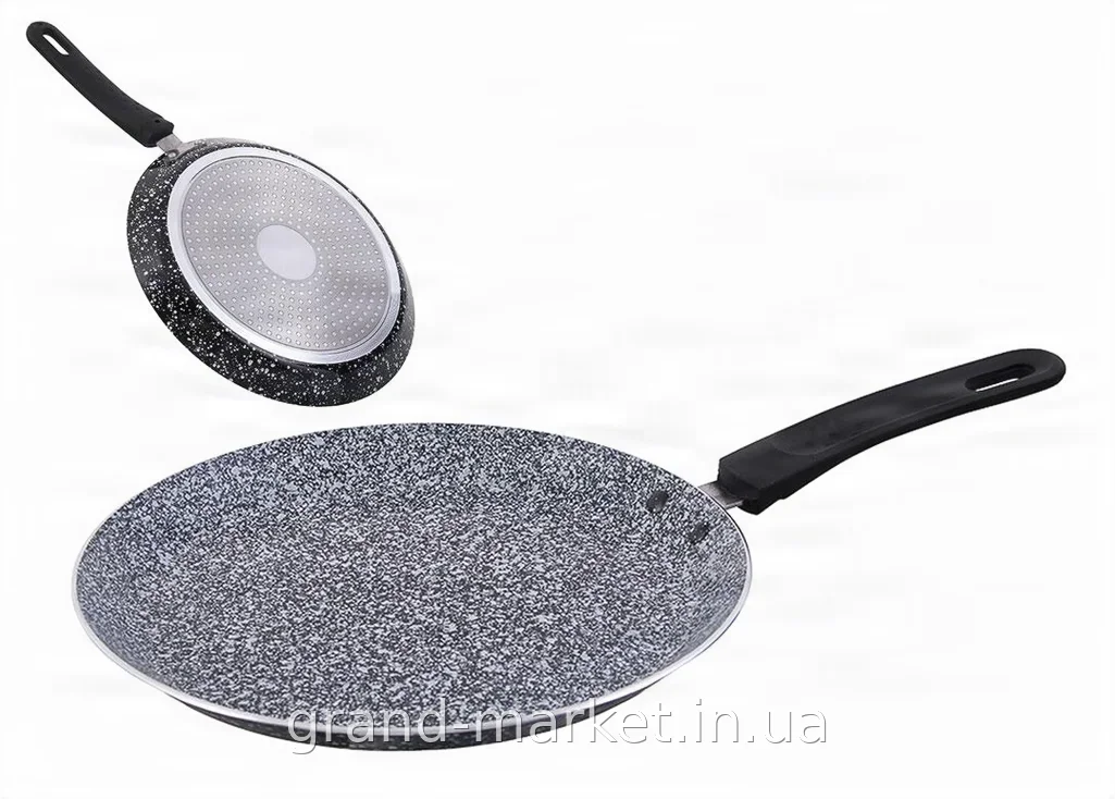 Блинница EDENBERG EB-3388 22 см круглая из эко-материала с эргономичной ручкой для приготовления блинов