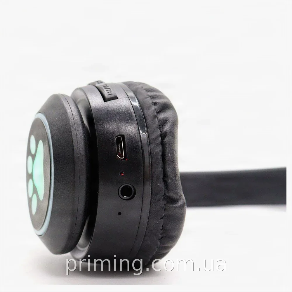 Бездротові навушники з котячими вушками VIV-23M, Bluetooth накладні з мікрофоном для дітей та дівчат