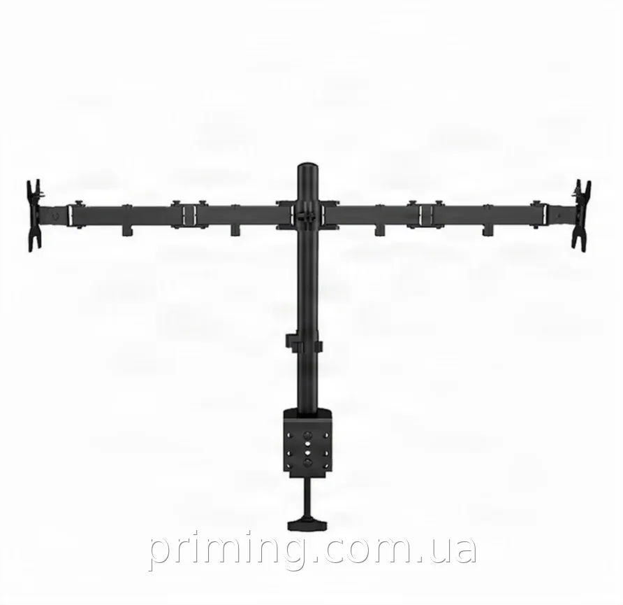 Настольное крепление для двух мониторов 17-33 дюйма, алюминиевый кронштейн с наклоном и поворотом UKC Z022