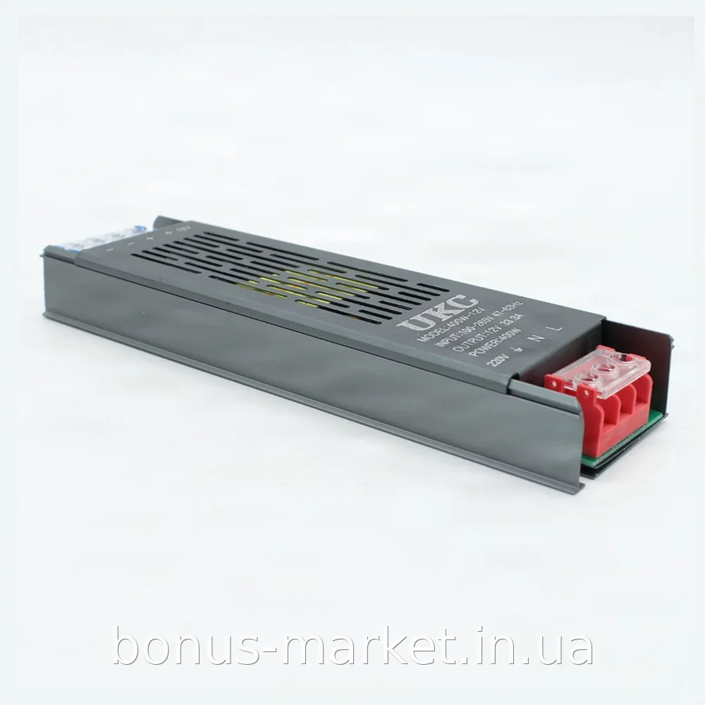 Импульсный блок питания 12V 35A 420Вт металлический полугерметичный для светодиодной ленты и бытовых нужд