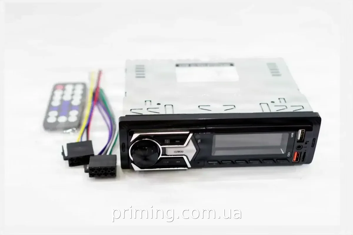 1DIN автомагнитола JSD G-1101 с Bluetooth и Wi-Fi для авто, TFT экран 1 дюйм, 200 Вт, черная, 2 пары RCA