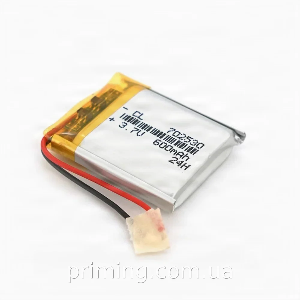 Li-pol акумулятор 600mAh для дрібної побутової техніки та портативних гаджетів - надійна заміна, компактний