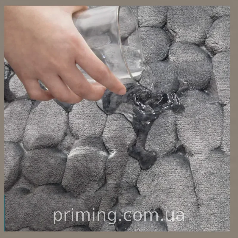 Супервпитывающий нескользящий коврик для душа и ванны 40×60 см, прямоугольный, быстросохнущий, для дома